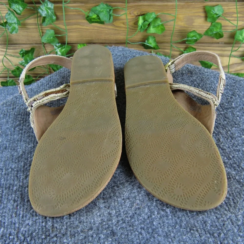 Nurture Women's  Gladiator Brown Leather Sz 9.5 Medium Gently Used‎ 2025